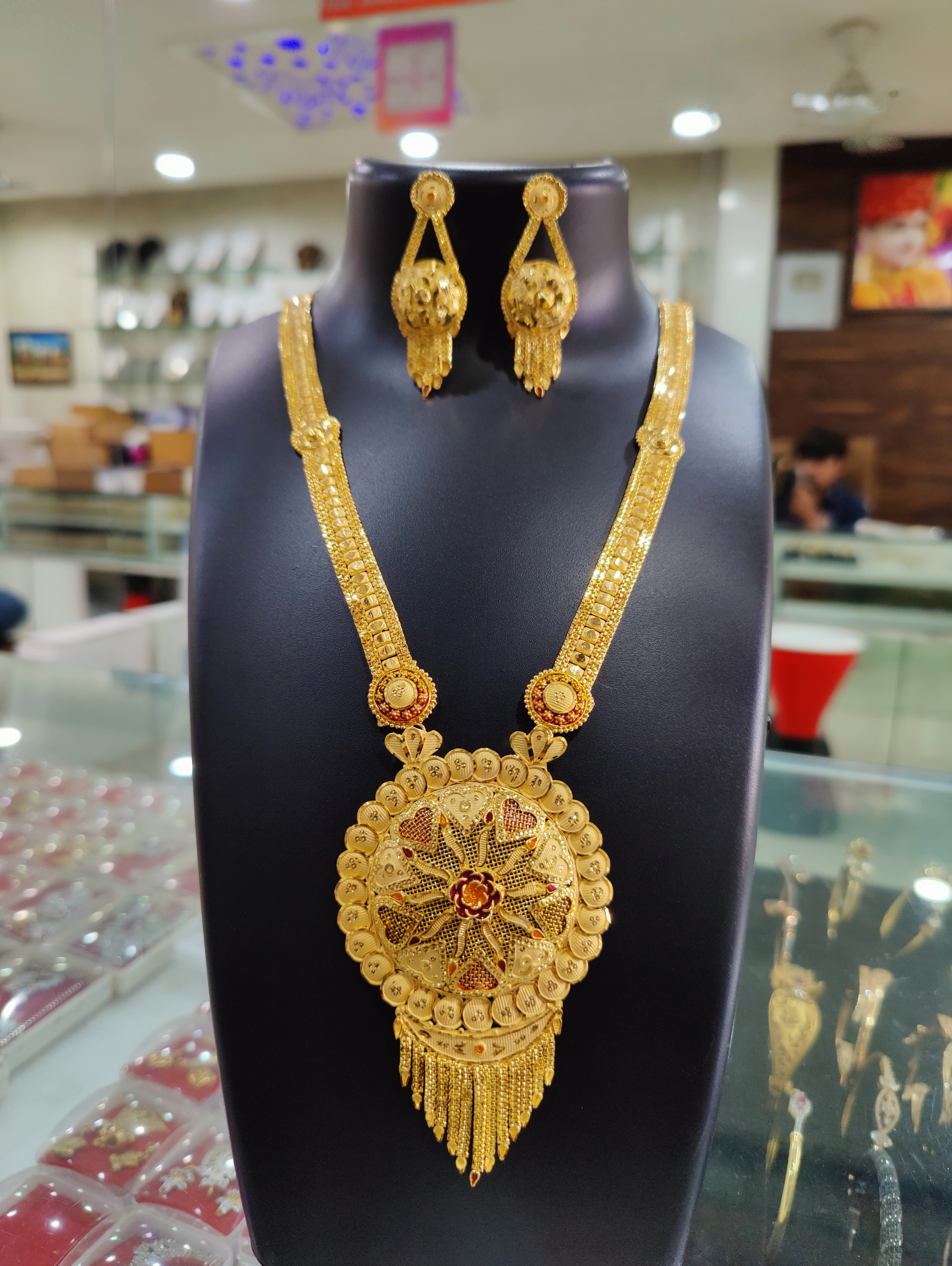 Sukkhi Luxurious LCT Gold Plated Long Haram Necklace Set For Women -  Sukkhi.com